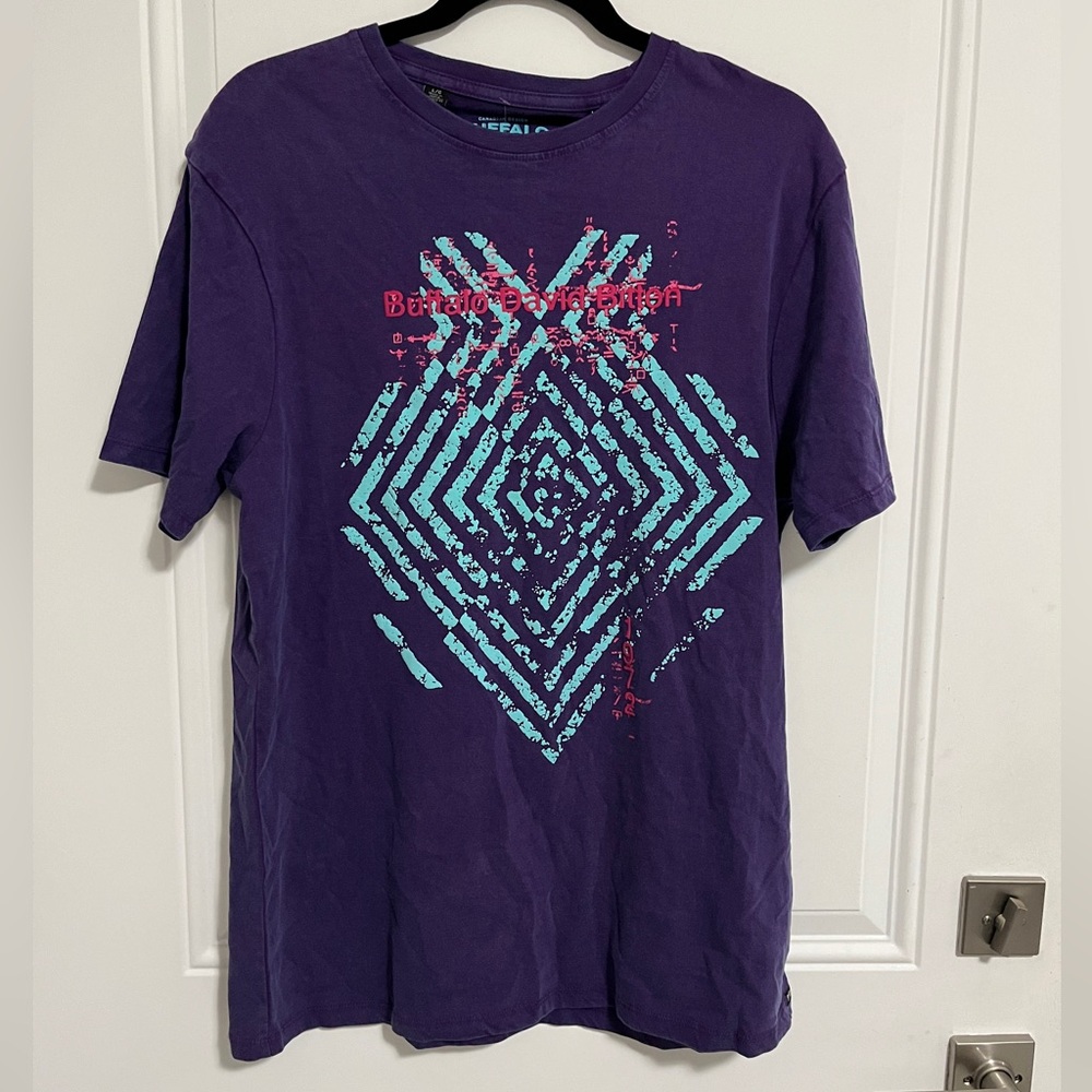 NWT - Buffalo David Bitton Men’s Tabiss Acid Wash T Shirt - Size L
